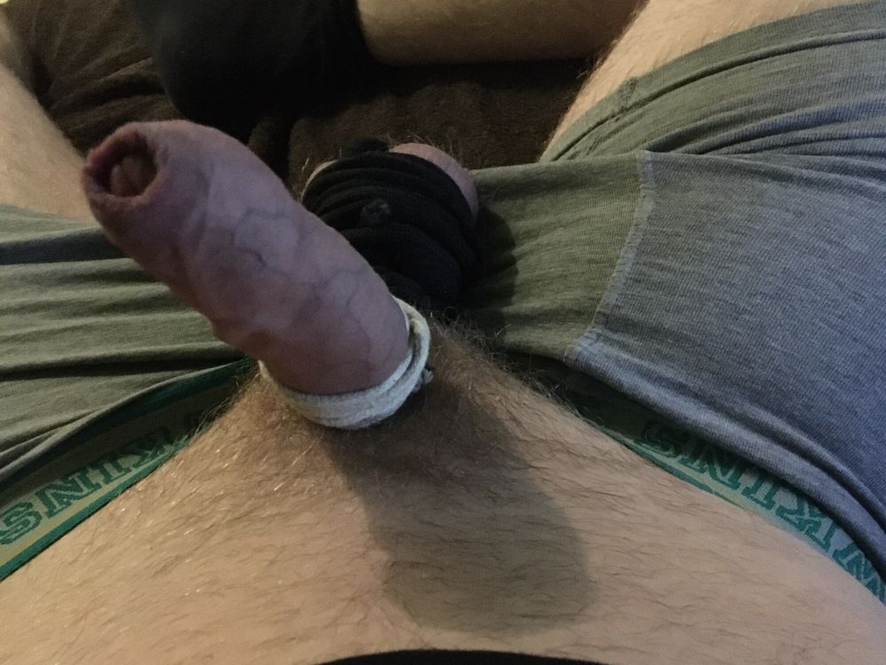 Hairy Dick And Cum Filled Balls Bound #54