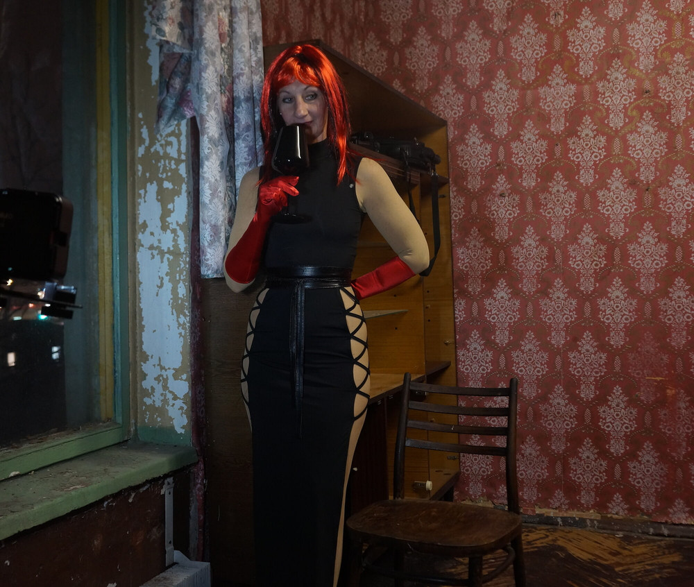 At the evening window #11