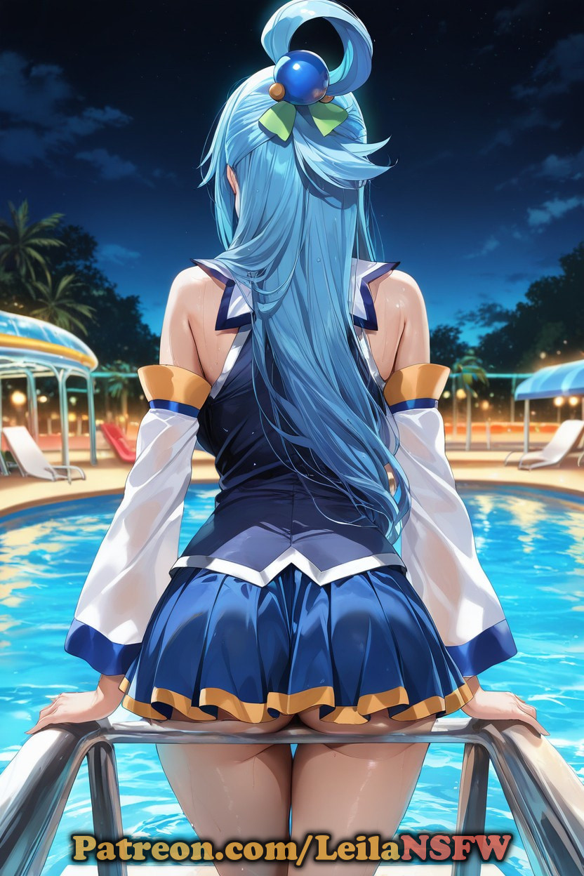 Aqua The princess Waiting For you At the Pool Is Very Horny #2