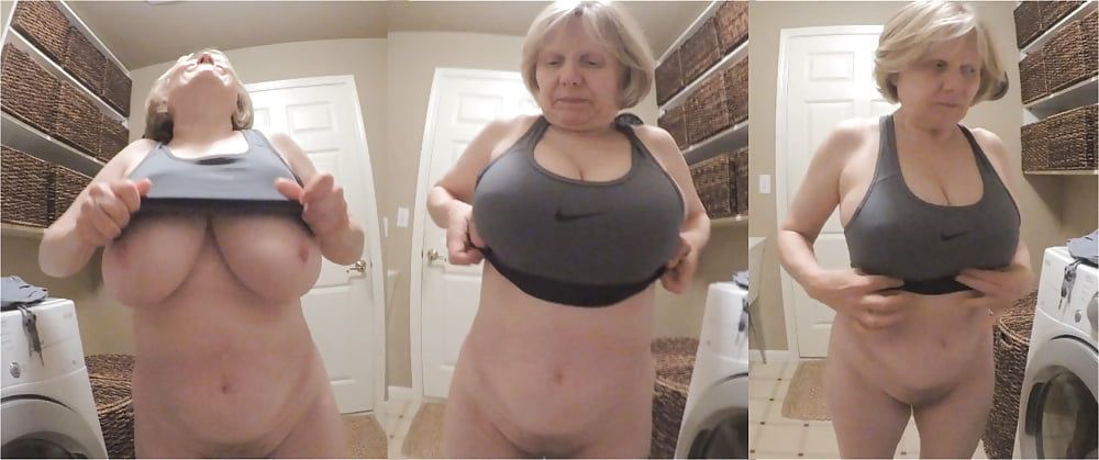 Hot GILF intense masturbation workout #47