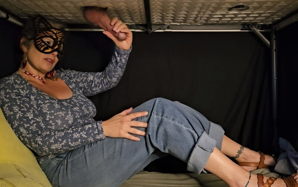 CUM SLUT Mommy loves big CUM load dumped on hands and TITS #6