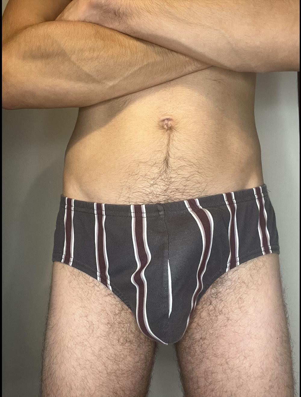 Playing in my retro-style briefs #7