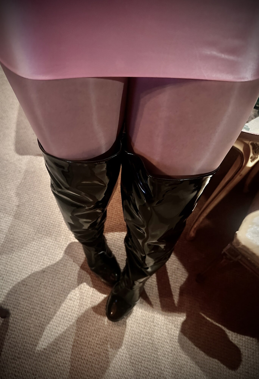 I Love To Walk With my High Heeled Long Boots & Tights  #20