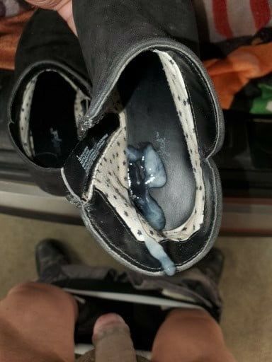 customer black ankle boot