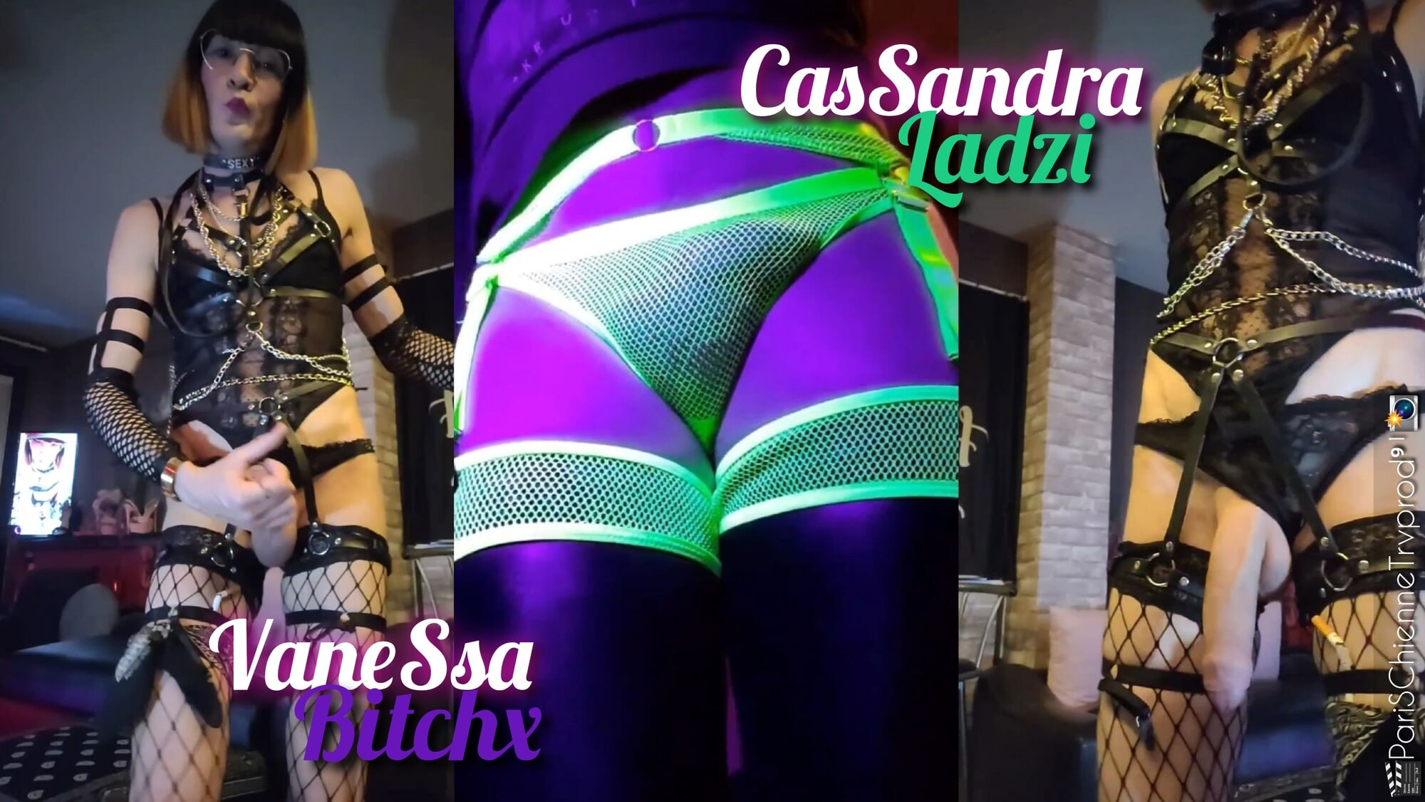 CasSandra LADzi e VaneSsaBiTCHx 1ere CoLLAB BdsM FLuo #6