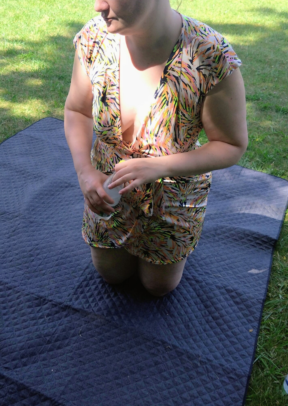 Exhibitionist mother goes to the park #22