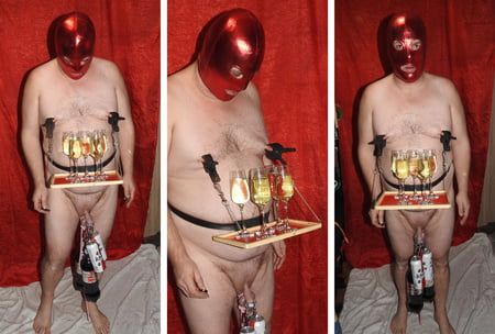 Serve Wine for Mistress at Party
