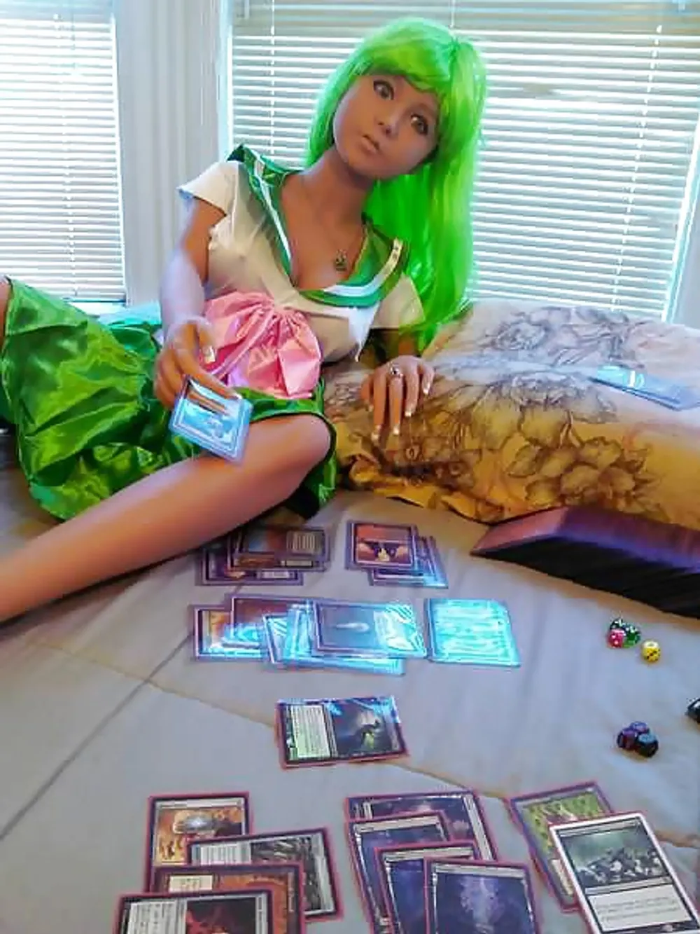 Nina playing magic again #8