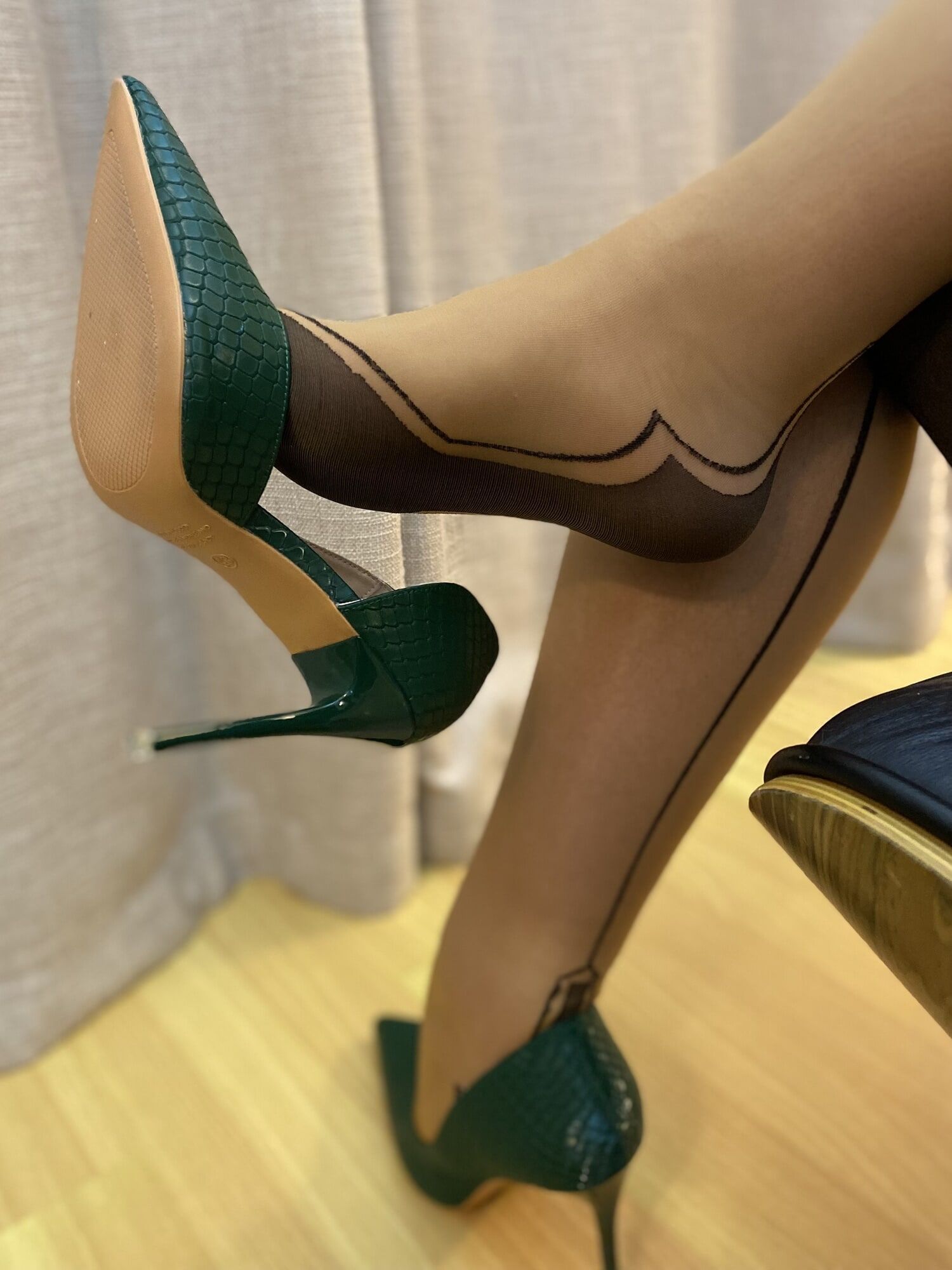 New Cuban heel nylons  #6