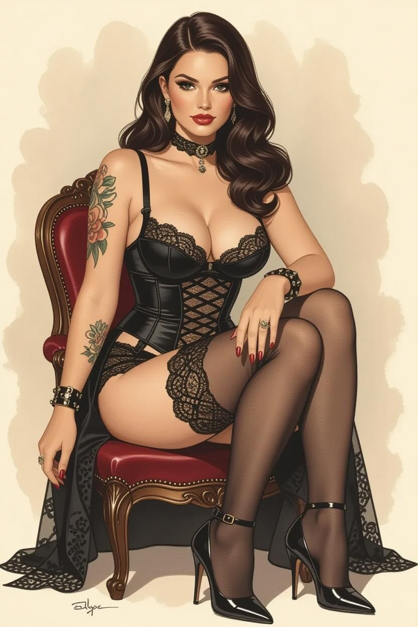 Pixwhores Experimental Enhanced: Glamorous Stockings. #31