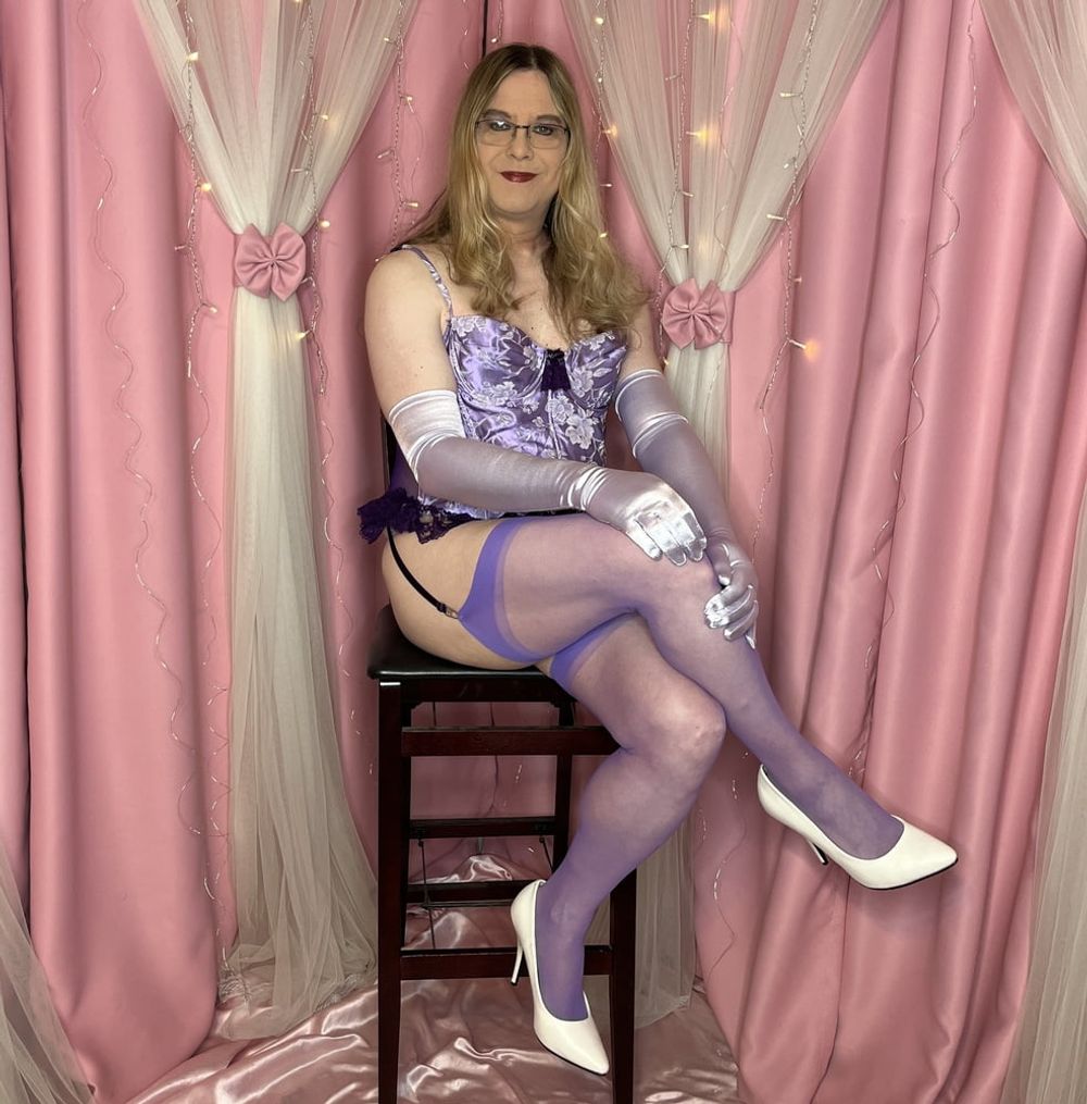 Joanie - Priscilla Lavender Basque #31