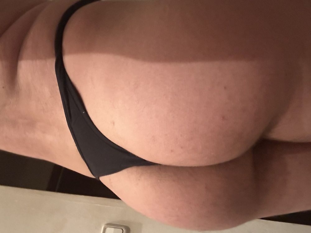 Thong black #3