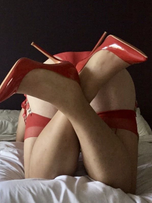 Red Seemed Stockings #27