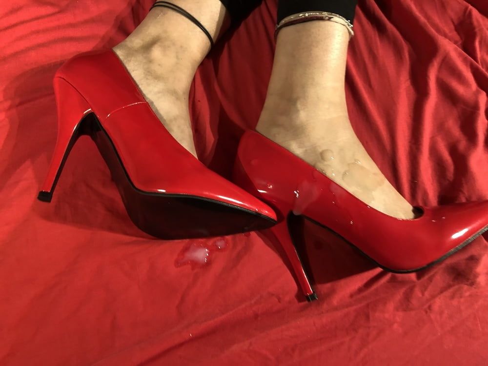 New Red High Heel Pumps #10