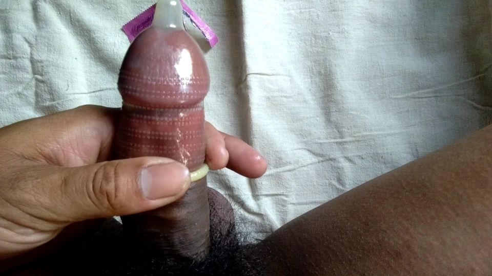 Cumming in condom #13