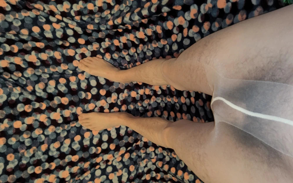 My New White Pantyhose #6