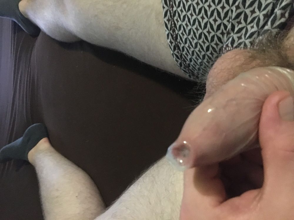 Hairy Cock With Condom #13