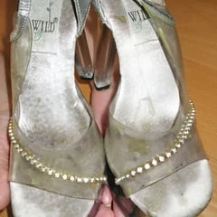 Creamed &amp;amp; Cum crusty High Heels