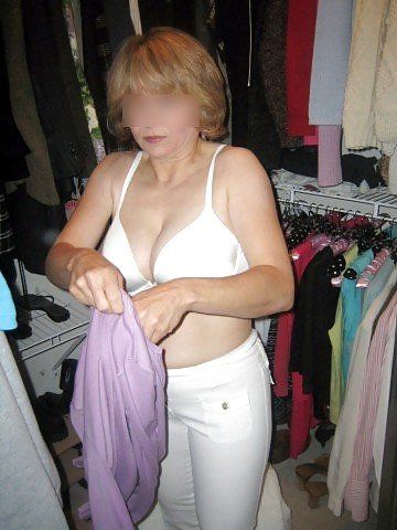 MarieRocks 50+ White Panties Thong Bra #48