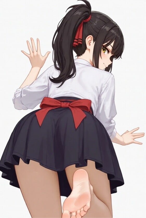 Cute Anime Girls Showing Their Curvy Poses – AI Art Collecti #27