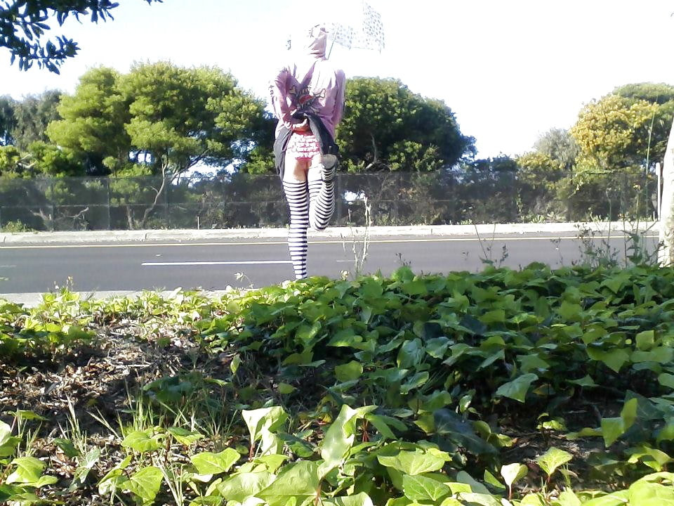 Frilly lil pink fuc pony girl ass up. #11