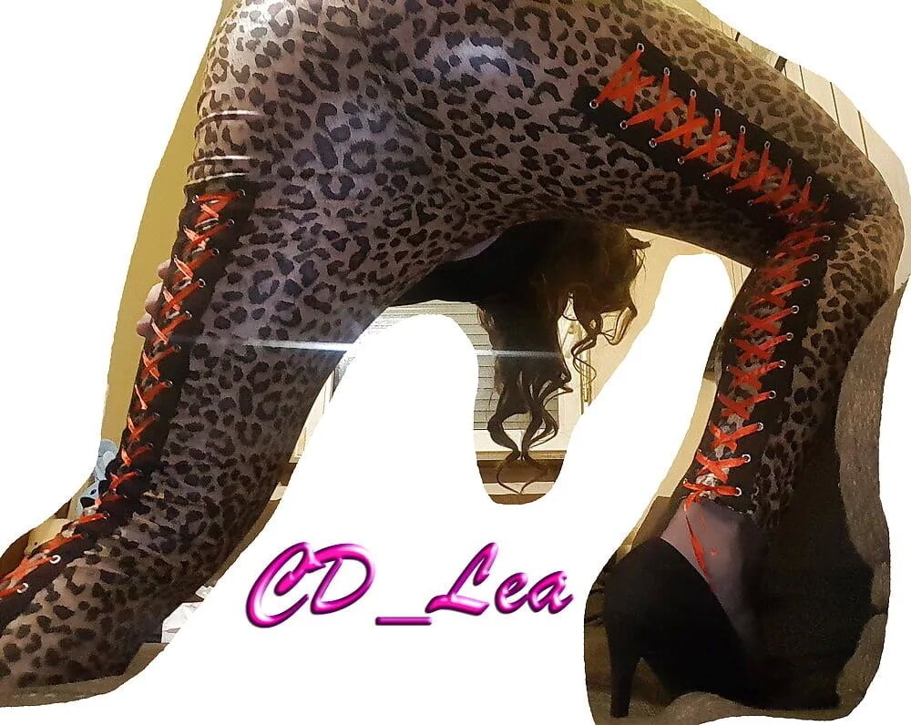 Lea in Leapard Leggings #8