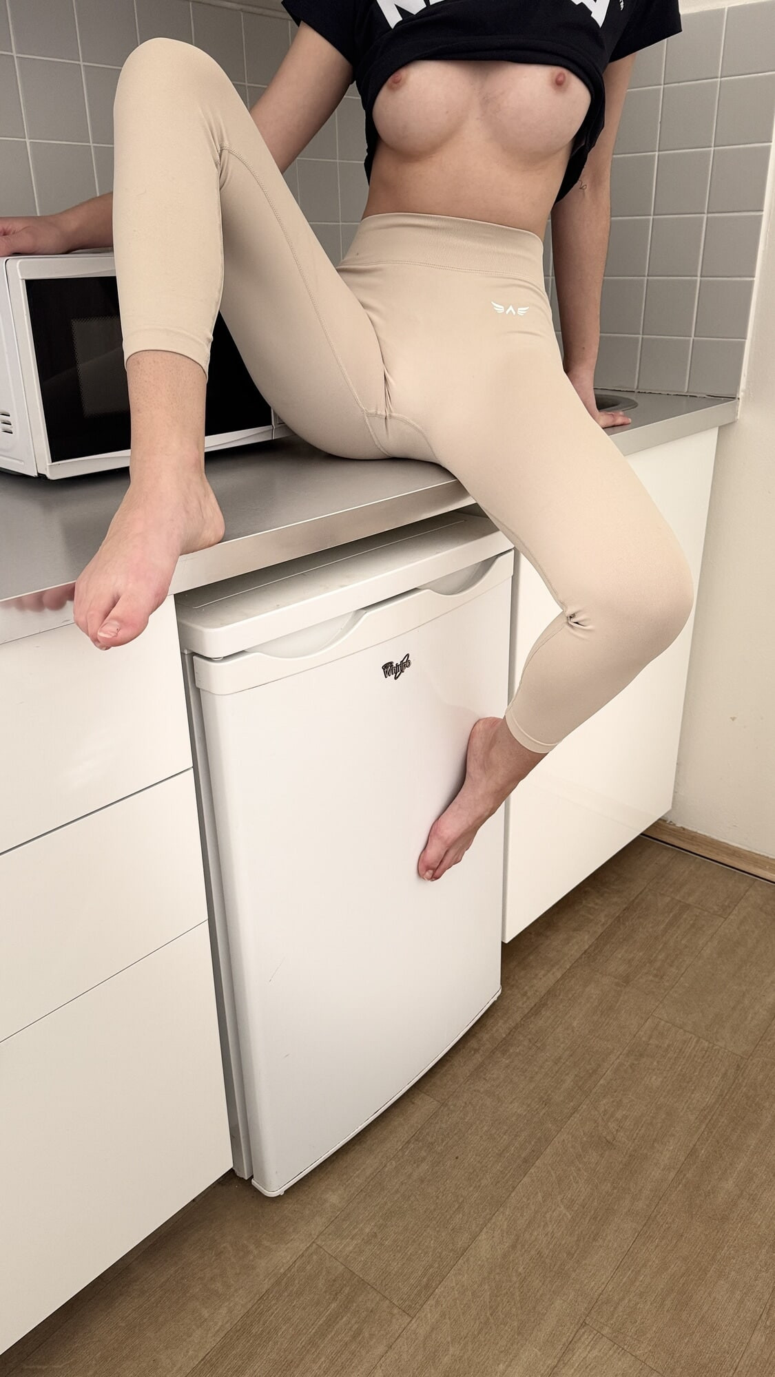 Chica en polainas