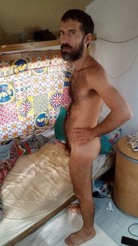Handsome hairy man naked #23