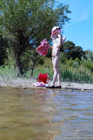 astolfo water fun trap cosplay         