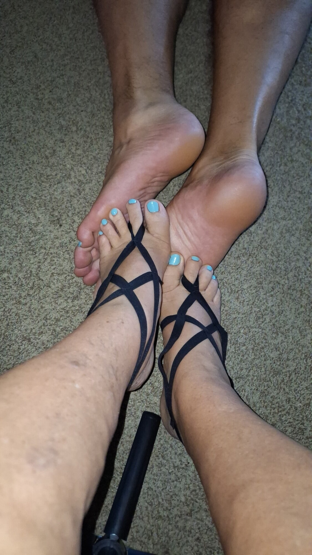 Playing footsie with barefoot sandals #8