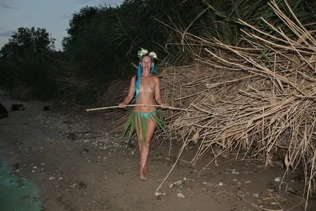 savage girl in the reed         