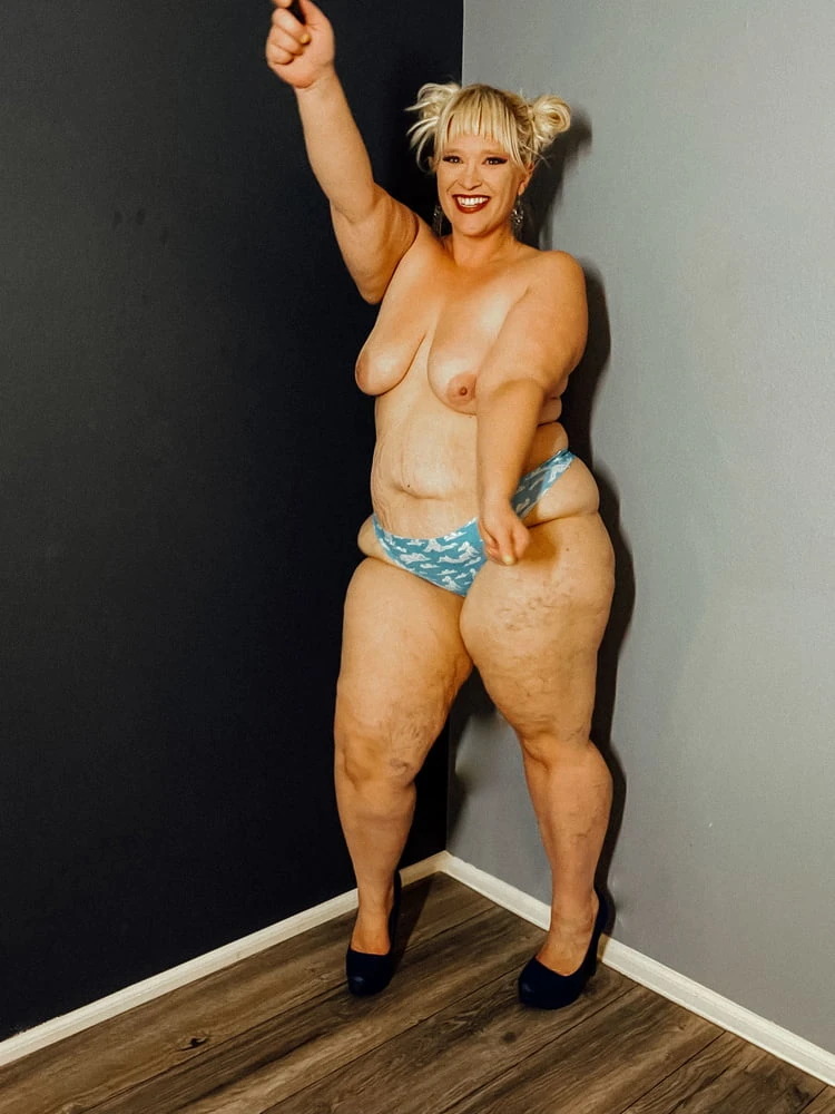 Milf In a Thong showing off her big curves #21