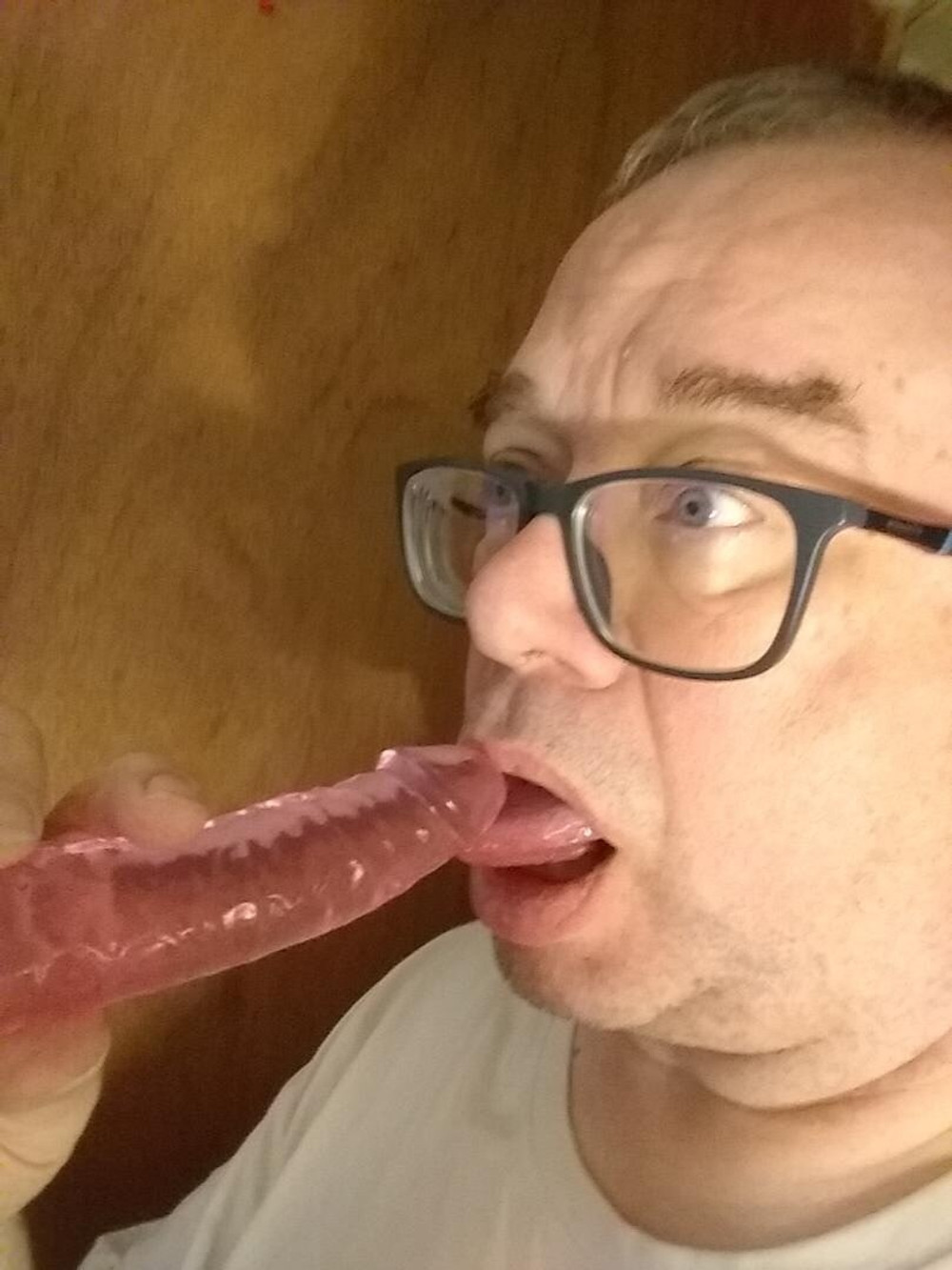 Dildo sucking