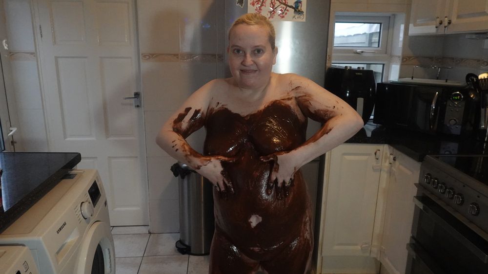 chocolate sauce messy fun #15