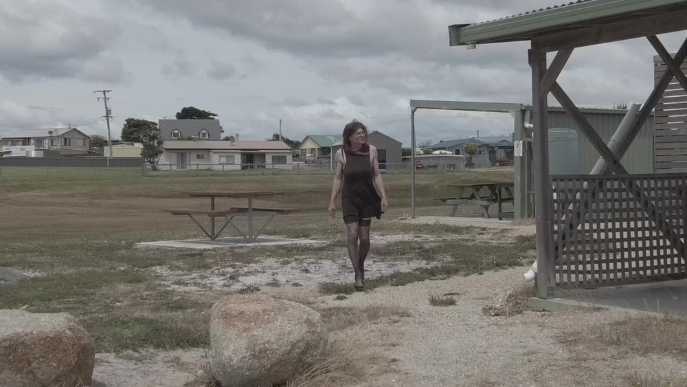 Crossdress Roadtrip - Coastal Fishing Village park #10