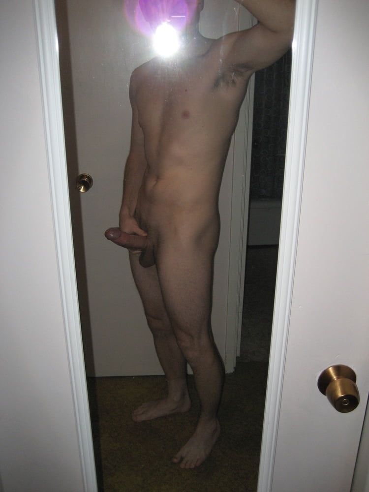 Nude selfies when I was 26, my BIG hard cock #9