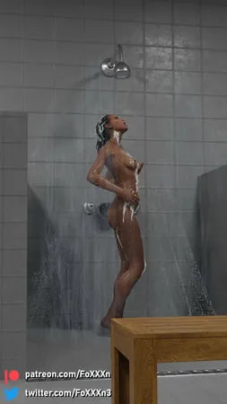 resident evil sheva shower         