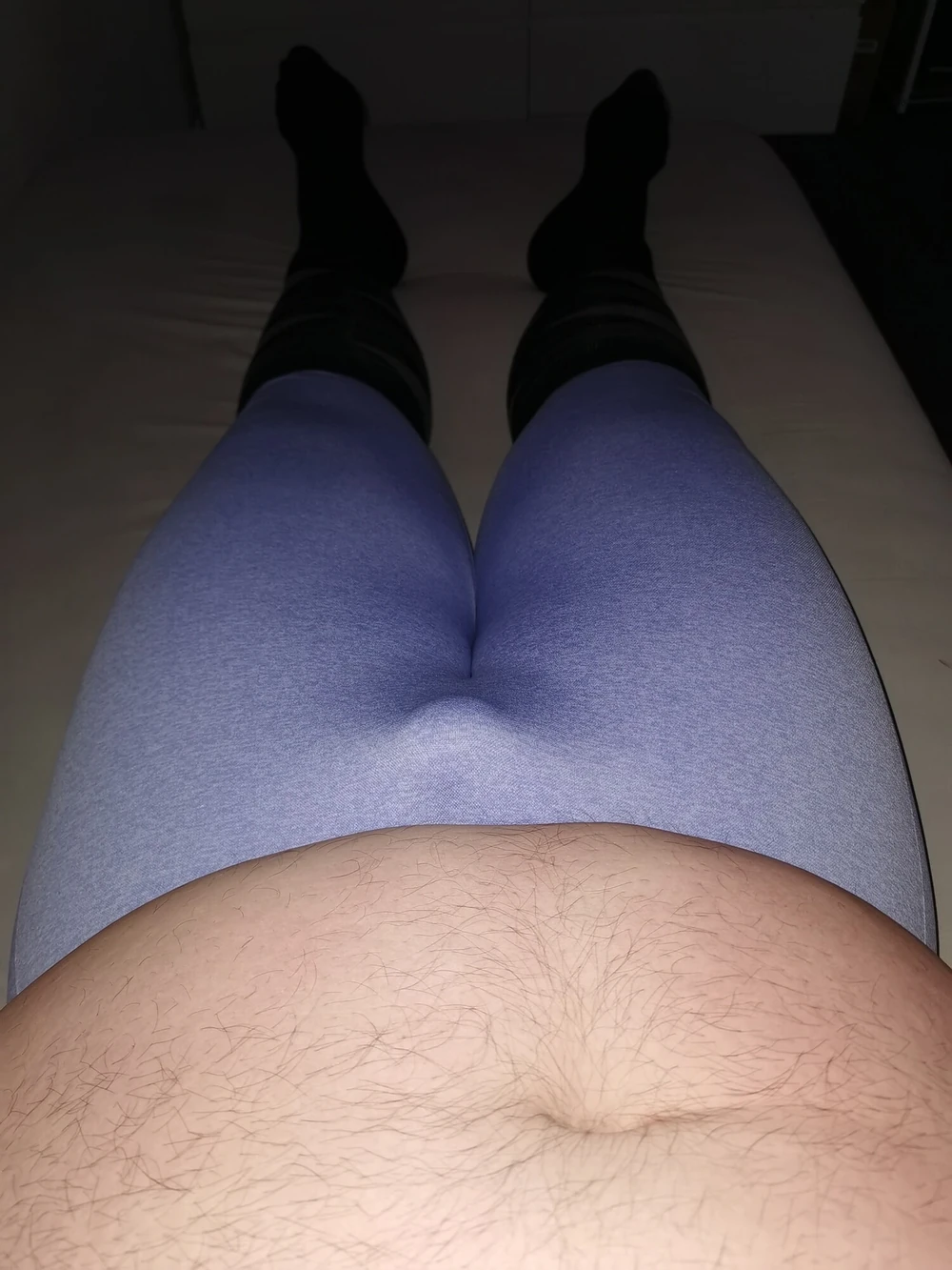 Light blue Leggings with Riding Socks #2