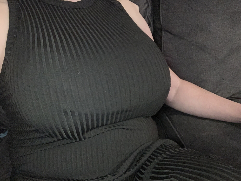 Black slip dress #3