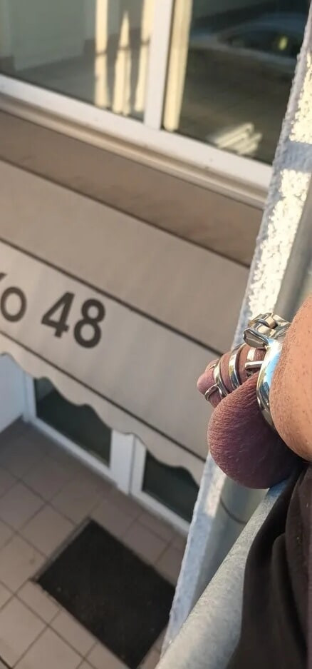 Ich nackt am Fenster #8