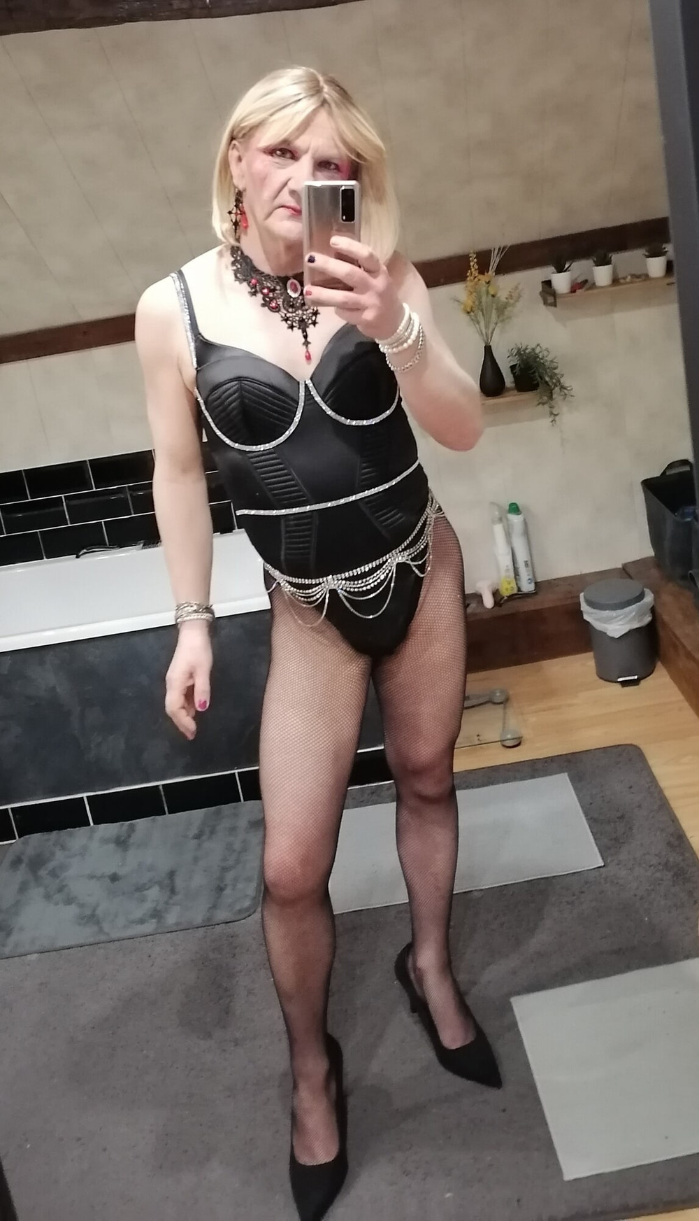 Black bodysuit Sissy Dee Dee #9