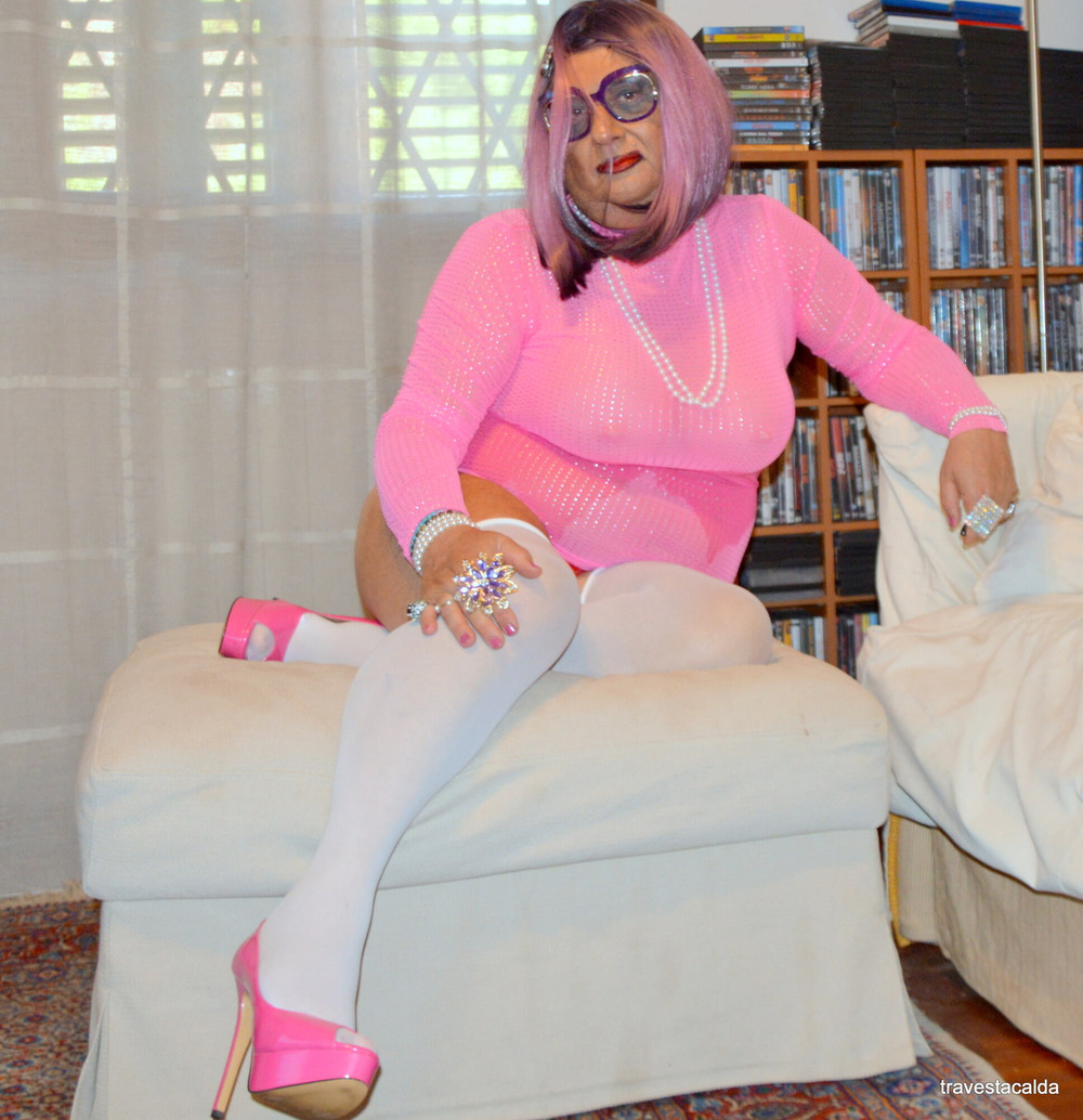 little sissy whore in pink #40