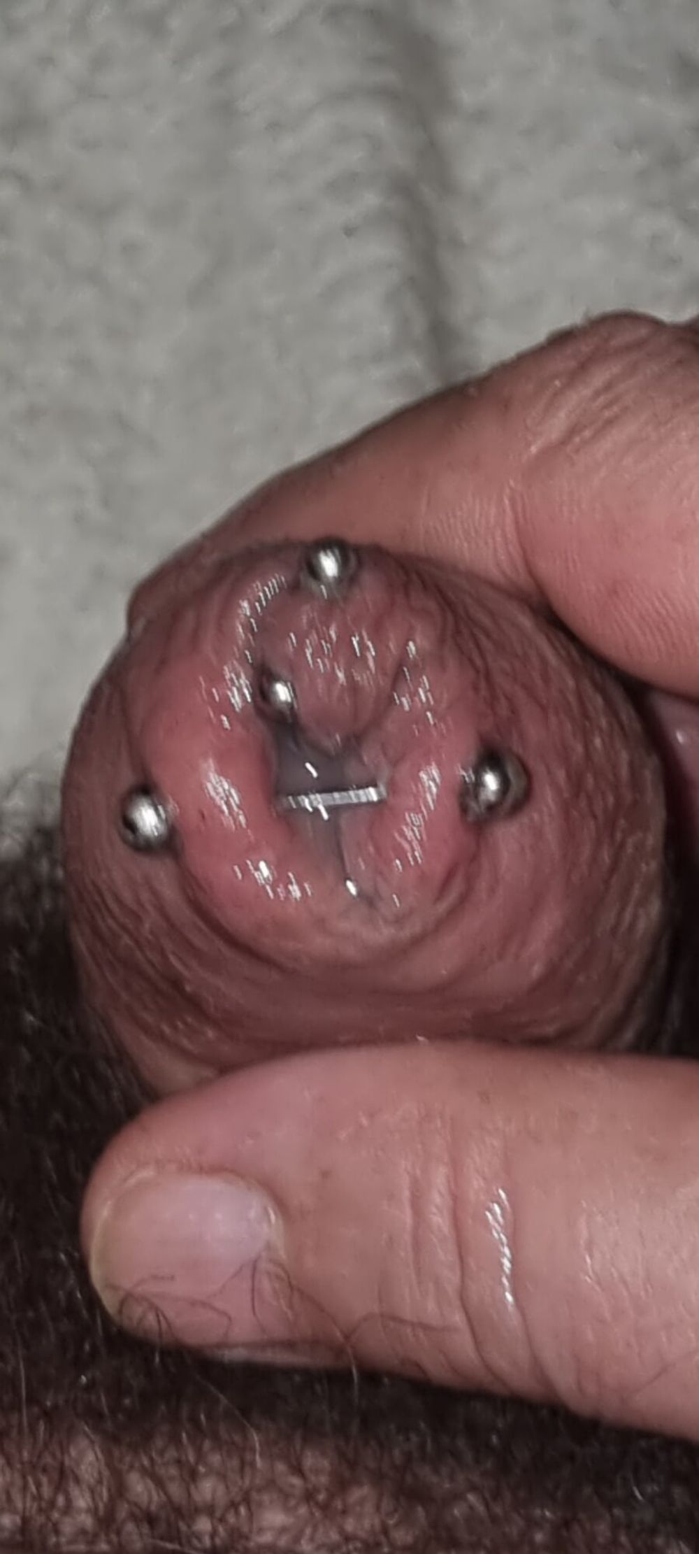 CUM COCK PIERCED #13