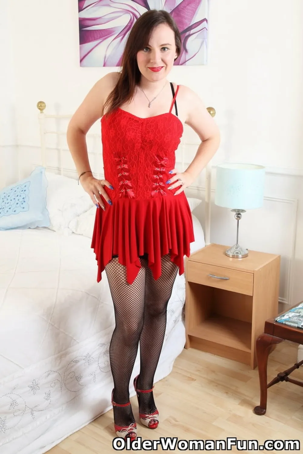 Dressed to undressed from OlderWomanFun #2