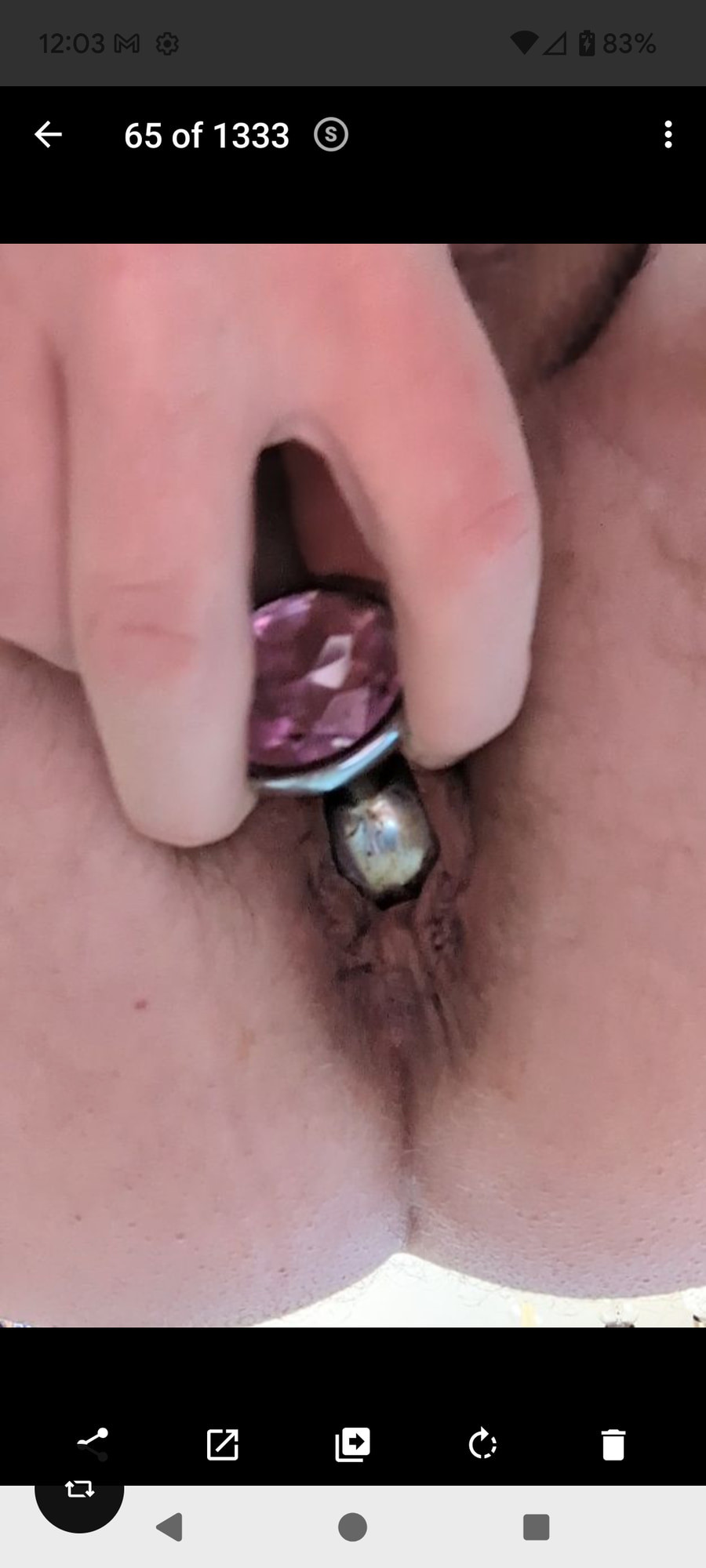 BUTT PLUG FOR MY ASSHOLE 