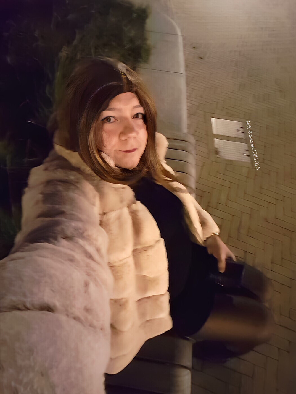 Nicki-Crossdress an evening Outdoor - sexy Outfit & Boots #7