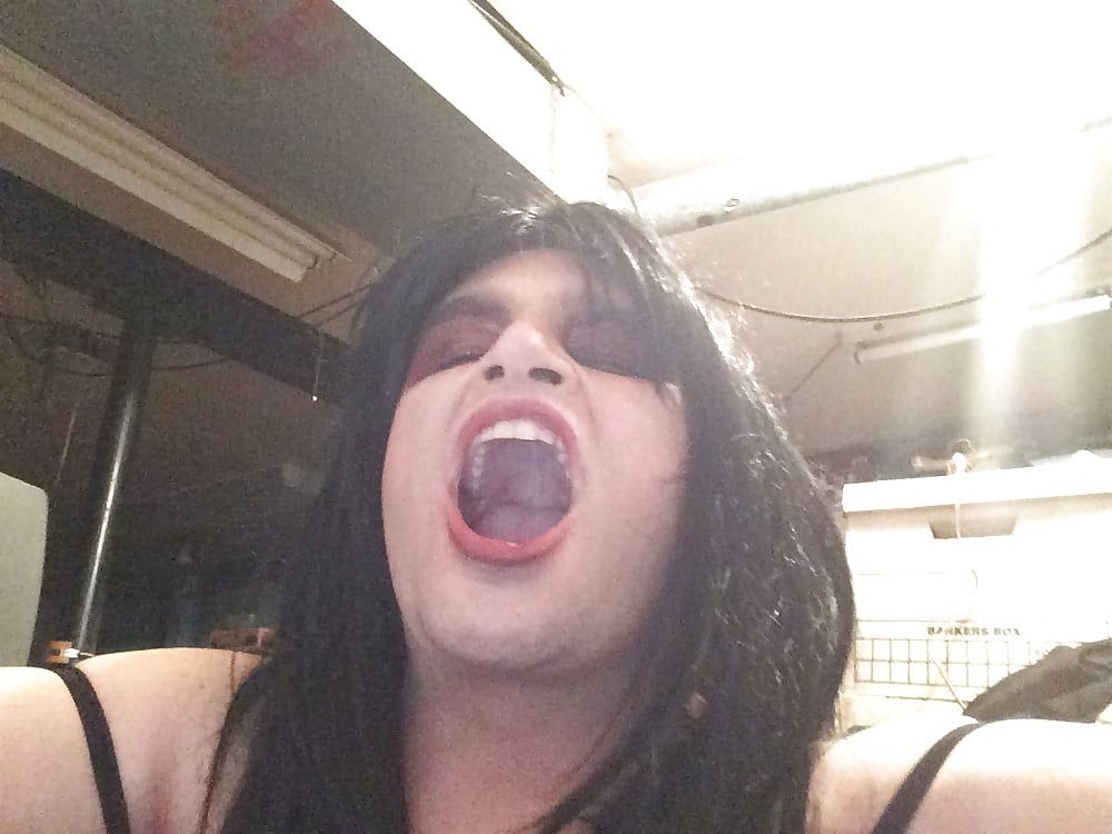 Fuck me in an old creepy cellar! (goth tranny) #11