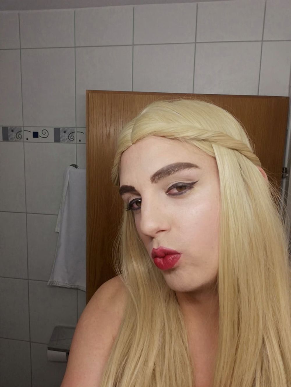 Sissy beauty make up transformation  #15