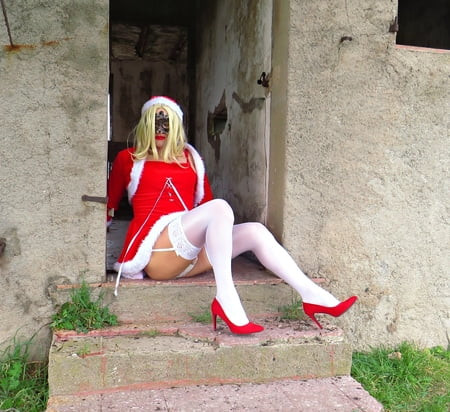 Sexy Santa Claus in sexy lingerie