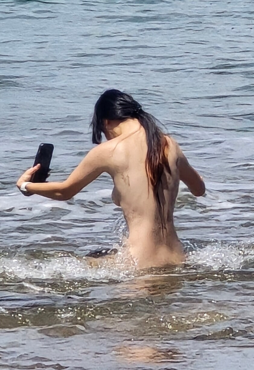 Misstaiwan nude at public beach  #3